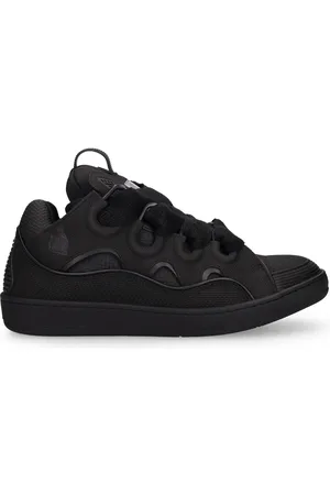 Lanvin Curb Suede Sneakers