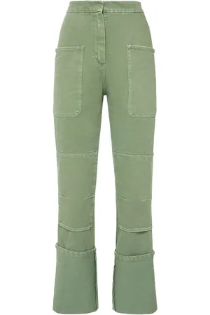 Max Mara Facella High Waist Cotton Drill Pants