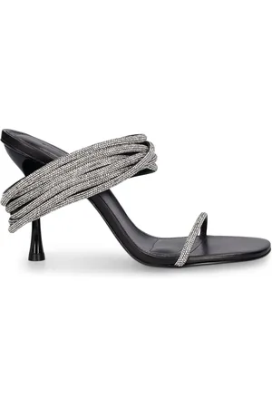 Simkhai 95mm Infinity Crystals & Leather Sandals