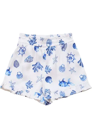 MONNALISA Printed Viscose Shorts