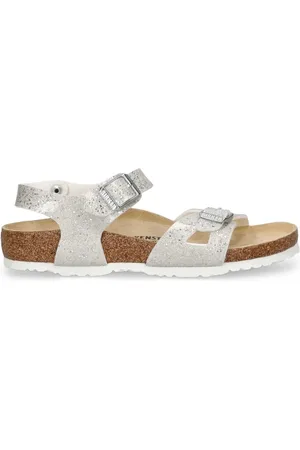 Birkenstock Glittered Rio Faux Leather Sandals