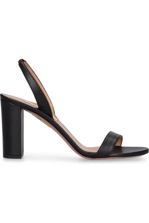 Aquazzura 85mm So Nude Leather Sandals
