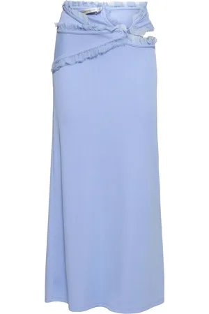 CHRISTOPHER ESBER Carina Cutout Long Skirt W/tulle Details