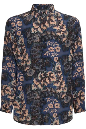 Etro Floral Silk Long Sleeve Shirt