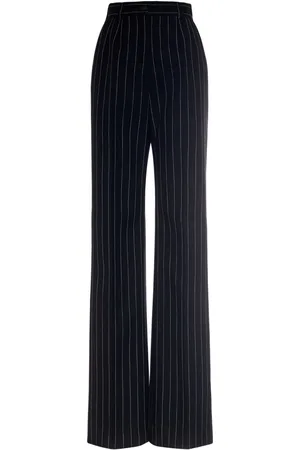 Dolce & Gabbana Wool Pinstriped Flare Pants