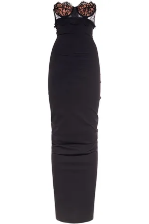 Dolce & Gabbana Stretch Jersey Strapless Long Dress