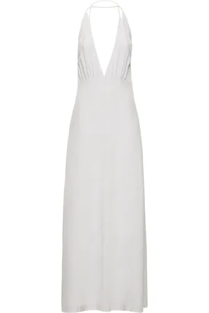 Totême Double-halter Silk Long Dress