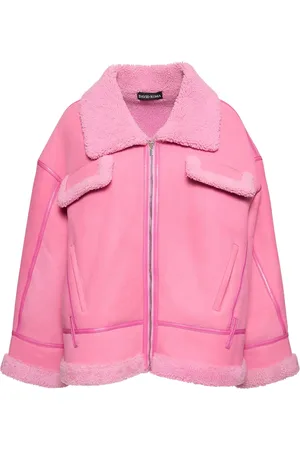 DAVID KOMA Suede Shearling Jacket