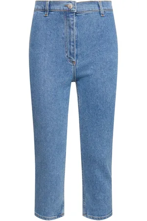 MAGDA BUTRYM Denim Straight Cropped Jeans