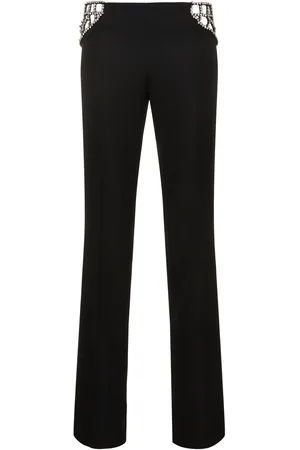 Stella McCartney Embellished Wool Straight Pants