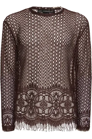 Andersson Bell Summer Open Knit Tech Crewneck Sweater