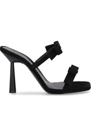 Gia Borghini 100mm Galantine Suede Mule Sandals