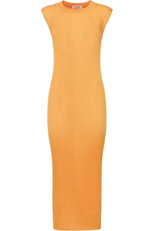 Jil Sander Sleeveless Jersey Midi Dress