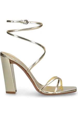 PARIS TEXAS 105mm Diana Mirror Leather Sandals