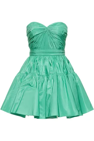 Zuhair Murad Strapless Taffeta Mini Dress