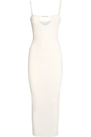 Jacquemus La Robe Sierra Bretelles Knit Midi Dress