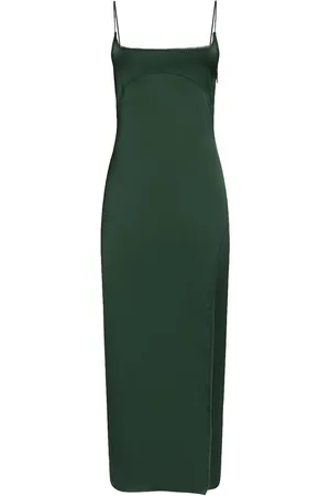 Jacquemus La Robe Notte Satin Midi Dress