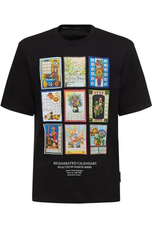 Marine Serre Printed Organic Cotton Jersey T-shirt