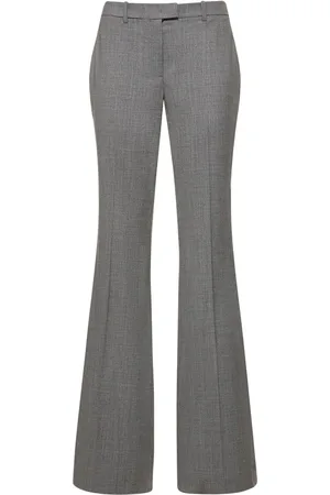 Michael Kors Haylee Mid Rise Wool Flared Pants