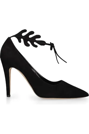 Manolo Blahnik 105mm Florettehi Suede Pumps