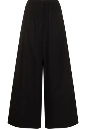 Max Mara Cotton Poplin Wide Pants