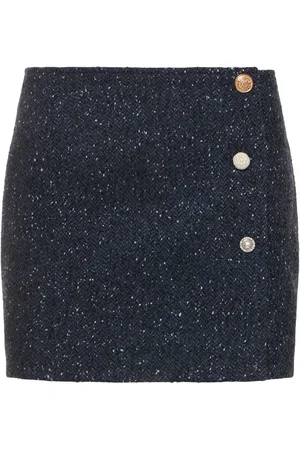 Designers Remix Amalia Wool Blend Mini Skirt
