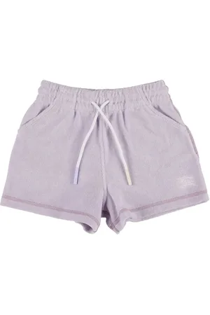 Burberry Cotton Blend Logo Sweat Shorts