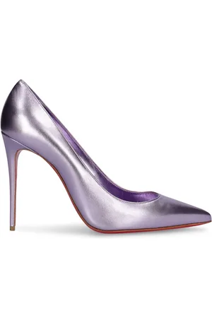 Christian Louboutin 100mm Kate Laminated Leather Pumps