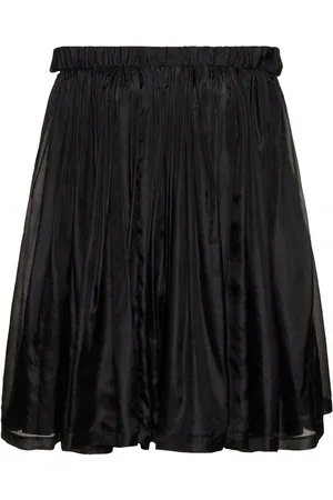 Rick Owens Medusa Off-shoulder Silk Mini Dress