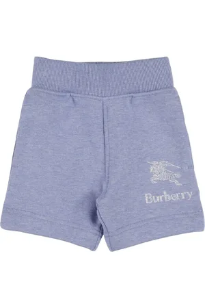 Burberry Cotton Logo High Waisted Shorts