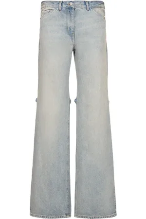 Courrèges Sailor Baggy Denim Cotton Jeans