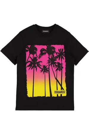 Dsquared2 Printed Cotton Jersey T-shirt