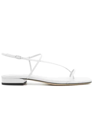 Studio Amelia 10mm Cross Front Leather Flats