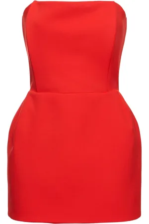 MAGDA BUTRYM Taffeta Strapless Mini Dress