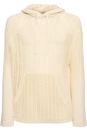 Nanushka Organic Cotton Blend Crochet Hoodie