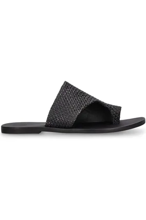 St Agni 25mm Woven Abstract Leather Sandals