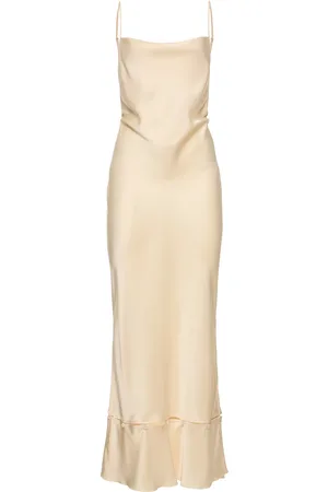 Nanushka Renny Long Satin Slip Dress