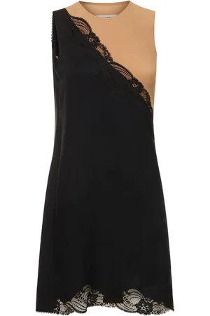 Maison Margiela Fluid Cupro Twill Mini Dress