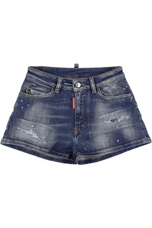 Dsquared2 Cotton Denim Shorts
