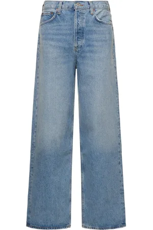 AGOLDE Low Slung Cotton Blend Baggy Jeans