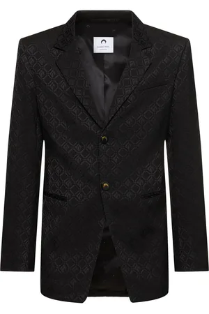 Marine Serre Moon Diamant Jacquard Blazer