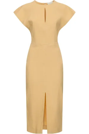 Isabel Marant Mirna Hemp Blend Midi Dress