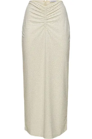 WeWoreWhat Embellished Midi Skirt