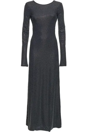 WeWoreWhat Embellished Open Back Long Dress