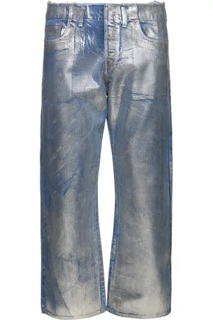 DOUBLET Cotton Foil Denim Pants