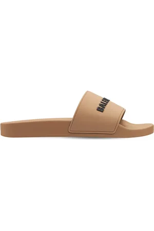 Balenciaga 10mm Pool Rubber Slide Sandals