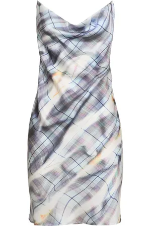 Y / PROJECT Satin Invisible Straps Mini Dress