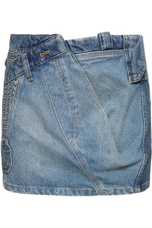Marc Jacobs Patchwork Denim Mini Skirt