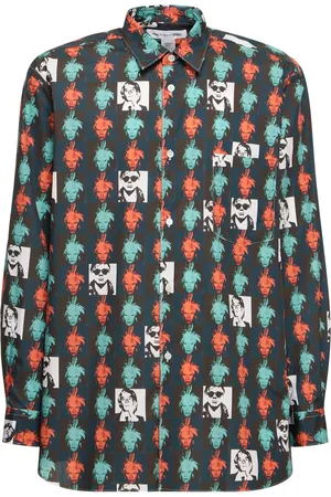 Comme des Garçons Andy Warhol Printed Cotton Poplin Shirt
