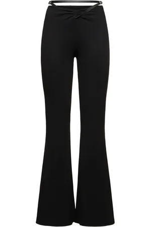 Courrèges Slash Crepe Jersey Viscose Pants